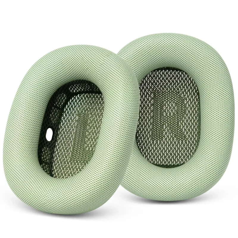 GEVO Ear Cushions for AirPods Max - Leather, Foam & Magnetic (Green)