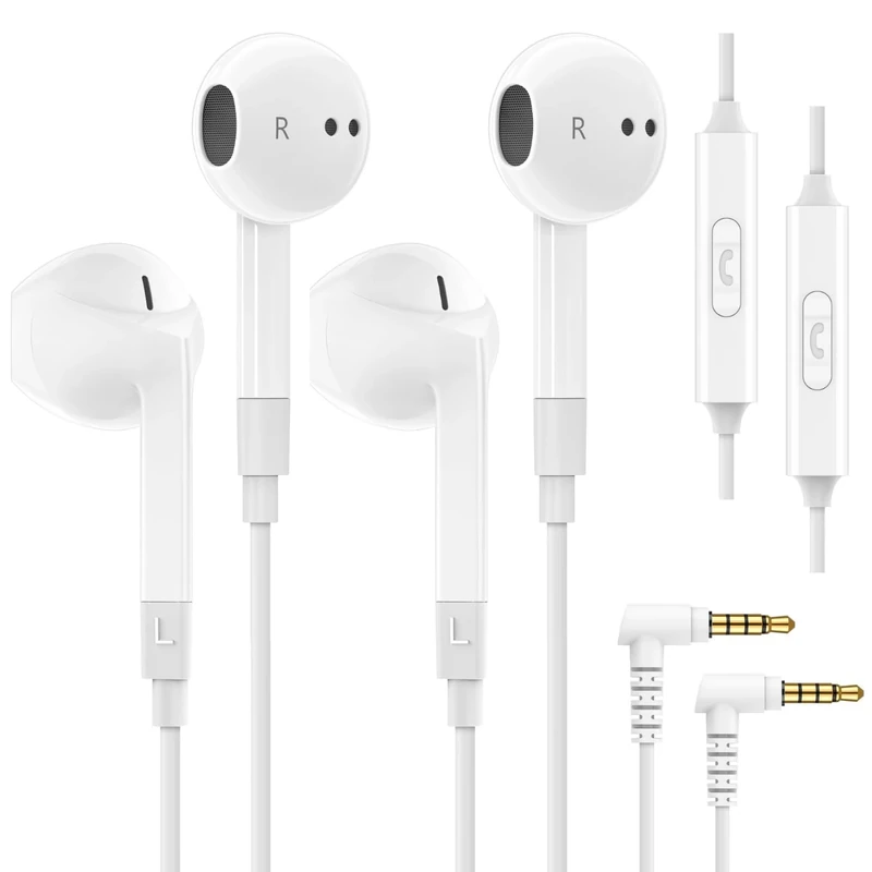 LUDOS FEROX Wired Earbuds with Mic - Noise Isolation, 5yr Warranty