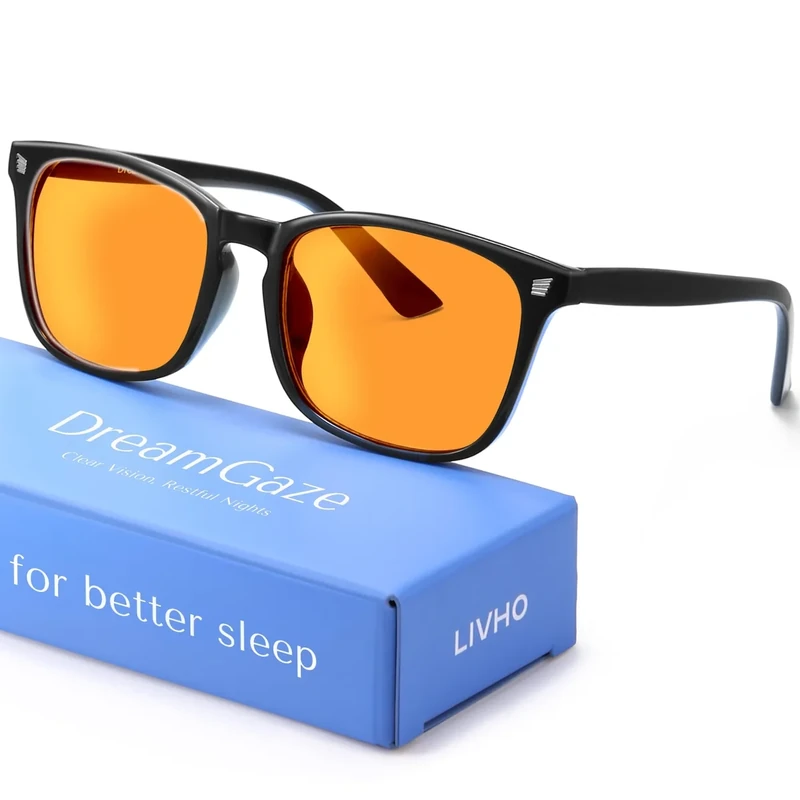 livho DreamGaze Blue Light Blocking Glasses - Sleep & Eye Relief