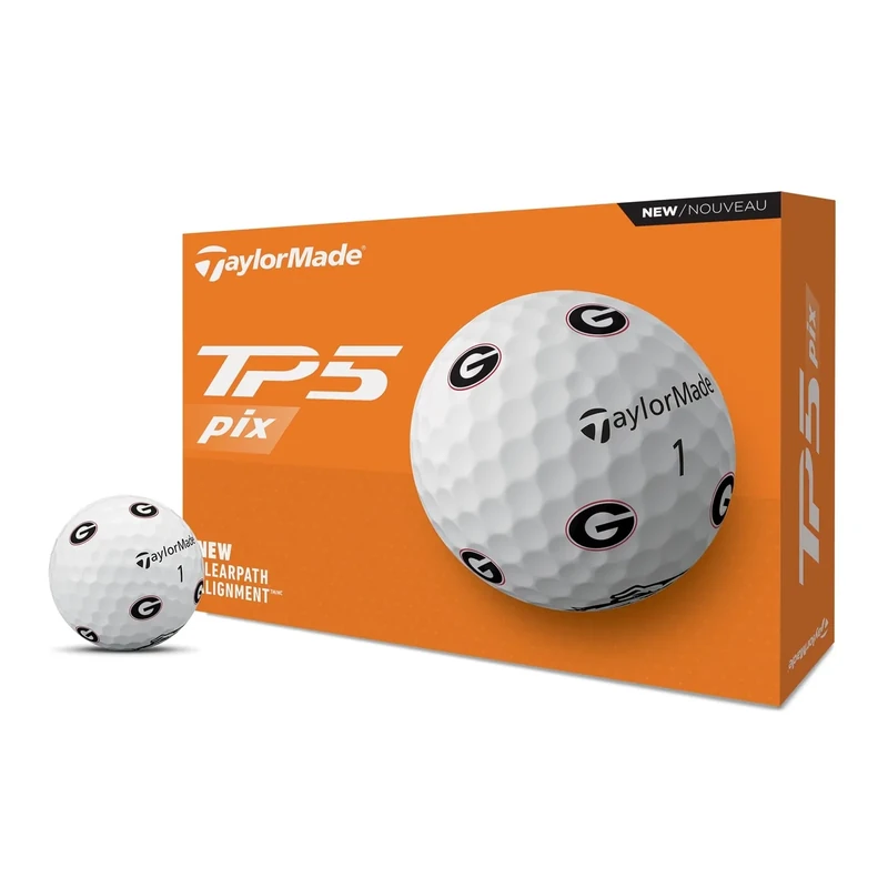 TaylorMade Golf 2024 TP5 PIX Georgia Golf ONE Dozen Golf Balls