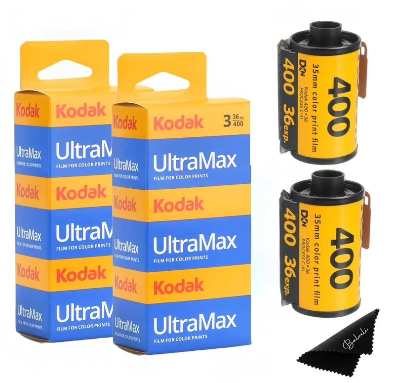Kodak Ultramax 400 35mm Film - 6 Pack of 36 Exposure Rolls for 35mm Cameras