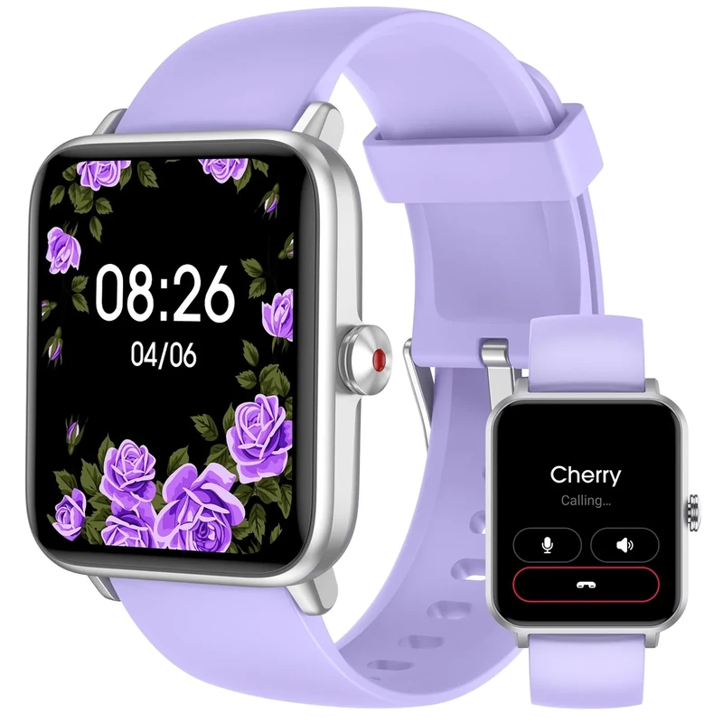 Smart Watch (Answer/Make Call) for Women Men, Fitness Tracker with Heart Rate, Blood Oxygen, Sleep Tracker, IP68 Waterproof Fitness Watch Step Calorie Counter Pedometer Compatible iPhone & Android