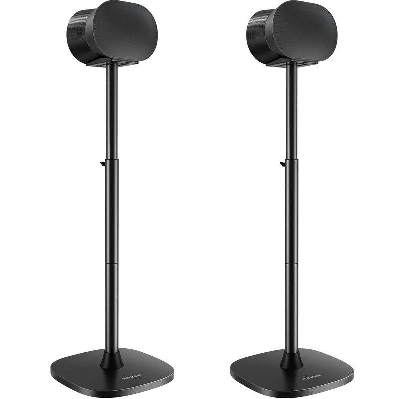 Perlegear Speaker Stand for Sonos Era 300, Adjustable Height 33”-42”, Sonos Era 300 Surround Sound Speaker Stand, Floor Speaker Stand Supports up to 13.2 lbs with Cable Management, Pair