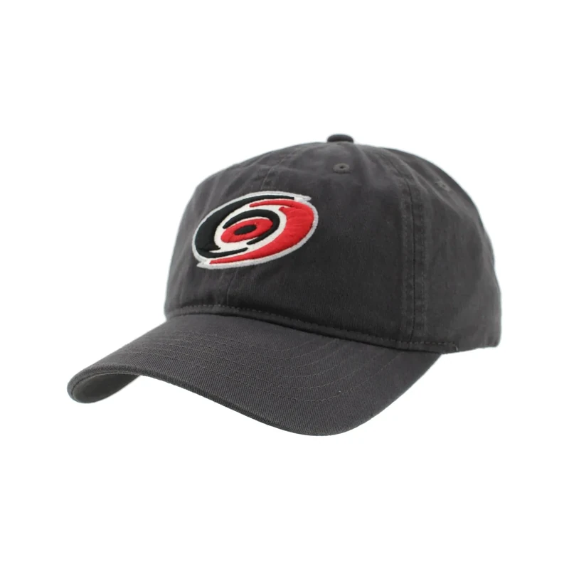 Carolina Hurricanes NHL Officially Licensed Adjustable Hat Scholarship Icon Charcoal