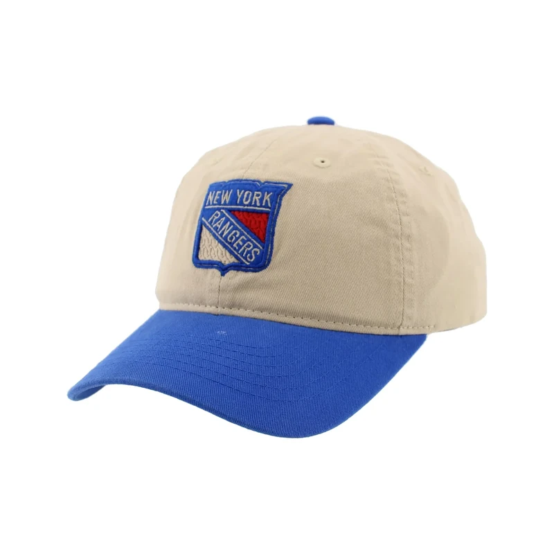 New York Rangers NHL Officially Licensed Adjustable Hat Scholarship Icon Stone