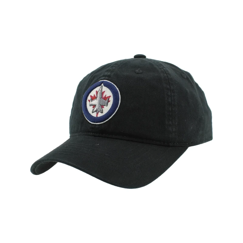 Winnipeg Jets NHL Officially Licensed Adjustable Hat Scholarship Icon Black - Image 1