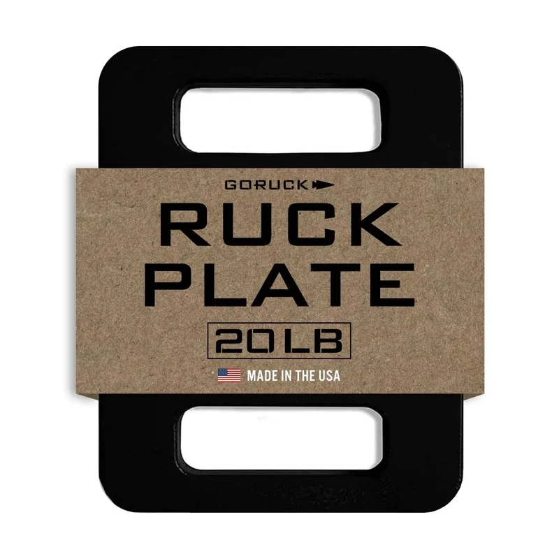 GORUCK Ruck Plate 20LB - USA Made Weighted Plates for Rucking, Strength Training & Fitness, Compatible w/Rucker & Ruck Plate Carrier