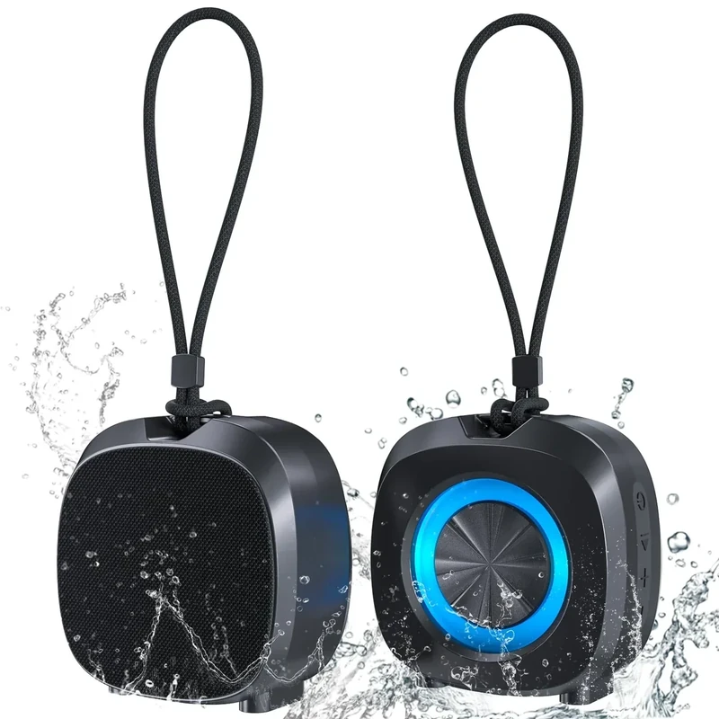 ZZB Bluetooth Speaker - Stereo, Deep Bass, IPX5 Waterproof, 12h Play