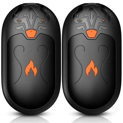 Hand Warmers Rechargeable 6000mAh, 2 Pack Electric Hand Warmer with 24 hrs Warmth, Portable Pocket Warmer 3 Heating Modes, Reusable Hand Warmers for Reno Patients, Women Men - Image 1