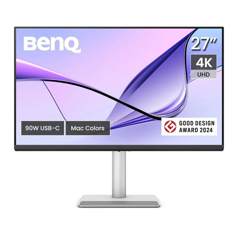 BenQ MA270U 27" 4K Monitor - 90W USB-C, P3 Color, MacBook Ready