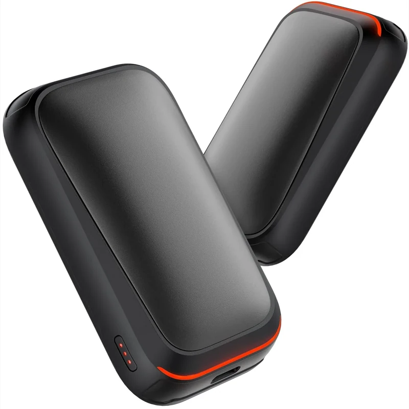 Gaiatop Electric Hand Warmers Rechargeable, Magnetic Pocket Hand Warmer 2-Pack, 3s Fast Heating, Fits in Gloves, Winter Sports Hunting Accessories, Secret Santa Stocking Stuffers Gifts for Men Women