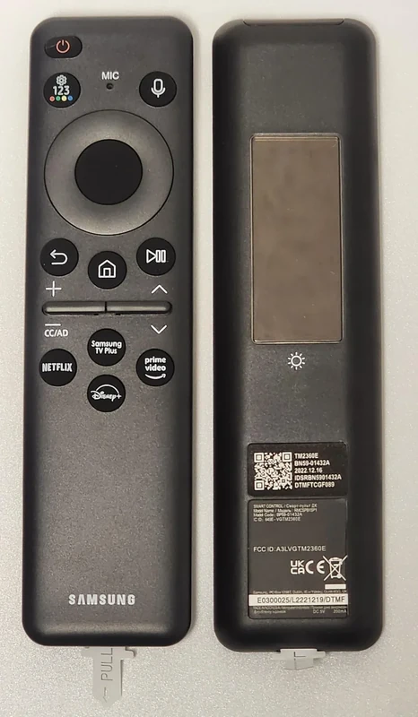 New Remotes Solar Voice Samsung Remote Control BN59-01432A for 2023 and 2024 Samsung TV’s