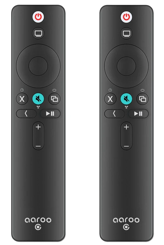 [2-Pack] aarooGo Remote 2nd Gen for for Apple TV 4K / HD Players A1294 A1218 A1378 A1427 A1625 A1842 w/TV Home & Volume Buttons