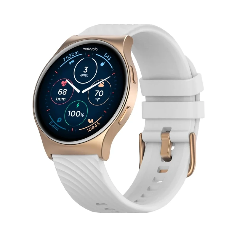 Motorola Moto Watch 120 Rose Gold - AMOLED, 10-Day, Heart Rate & SpO2 - Image 1