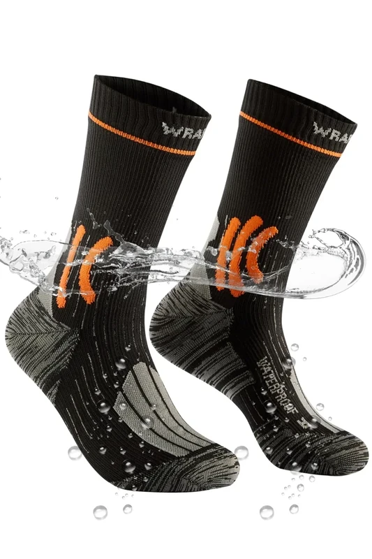 WRAP ME Waterproof Socks for Men, Waterproof Hiking Socks with Breathable Cushion, Outdoor Adventures, Running, Hiking, Water Sports