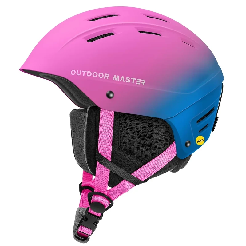 OutdoorMaster MIPS Ski Helmet - Kelvin II MIPS Snow Sport Helmet Snowboard Helmet for Men Women & Youth