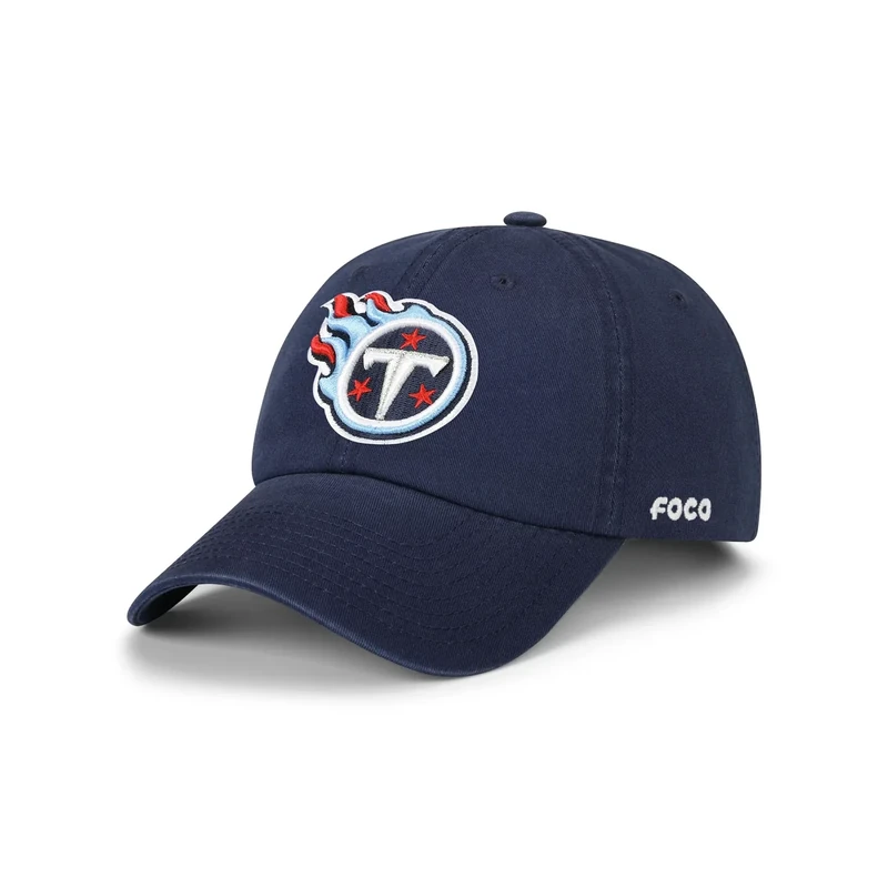FOCO Tennessee Titans NFL Primary Logo Casual Cap - Navy
