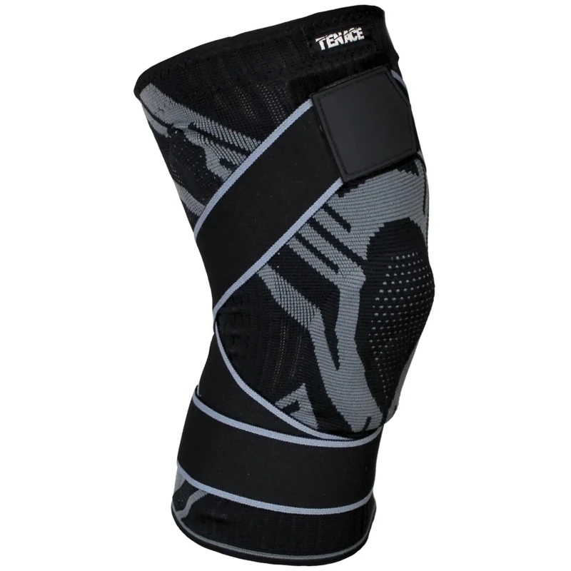 Tenace BJJ Knee Brace Grappling - Compression Knee Pad for Jiu Jitsu, MMA, Muay Thai, Wrestling, Judo - High Durability and Performance Unisex (X-Large)