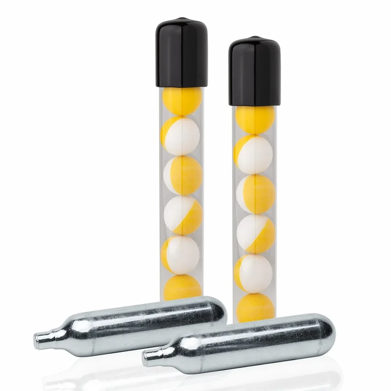 Sabre Home Defense Pepper Projectile Launcher, Large Size with (7) 0.68 Cal. Projectiles - 40% More Stopping Power for Extra Home Protection, and Made in USA Sabre Pepper Gel Canister 0.67 fl oz