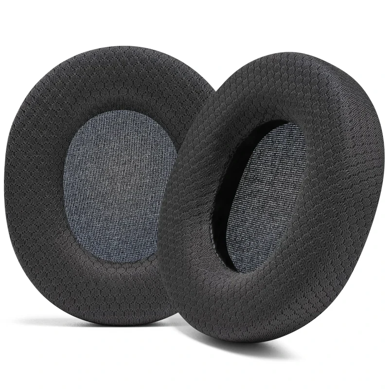 WC AirWeave Replacement Ear Pads for Sony MDR 7506, MDR V6, and MDR CD900ST by Wicked Cushions | Enhanced Comfort, Breathable Fabric, & Superior Foam | Airweave Black