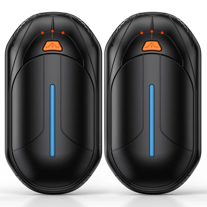 AI Hand Warmers Rechargeable 2 Pack, 6000mAh Electric Hand Warmer Reusable, 20 Hours Heating with Intelligent Temp Control, Portable Pocket Heater for Outdoor, Hunting, Camping