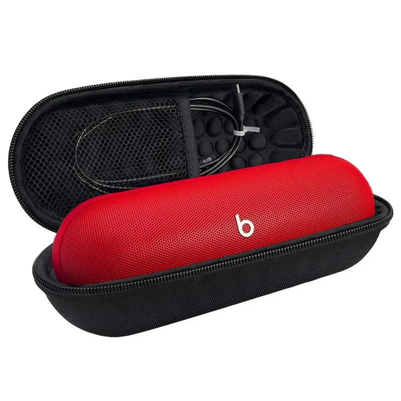 ICIMBI Carrying Case for Beats Pill 2024 - Shockproof Case, Black