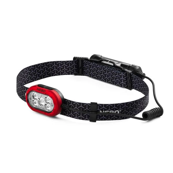 NEBO IllumaTrace Blood Tracker Headlamp | 100 Lumens, Rechargeable LED Light for Blood Trail Tracking While Hunting, Durable & Water Resistant, White Light Mode, Includes USB Charging Cable