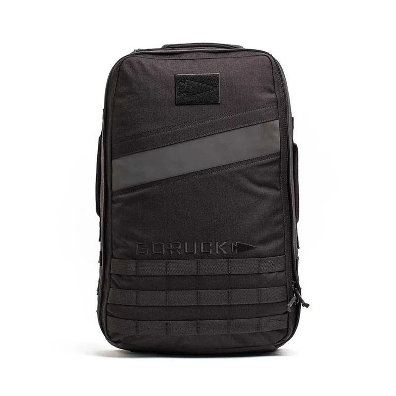 GORUCK Rucker 4.0 25L Black - Purpose Built Rucking Backpack, Military Weight Training Rucksack w/Ruck Plate Pocket and Extra Padded Straps