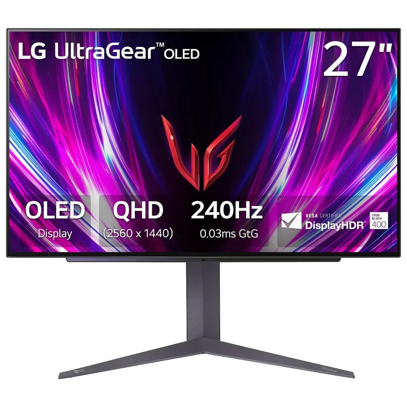 LG 27GS93QE 27" OLED Gaming Monitor - QHD 240Hz HDR True Black 400 - Image 1