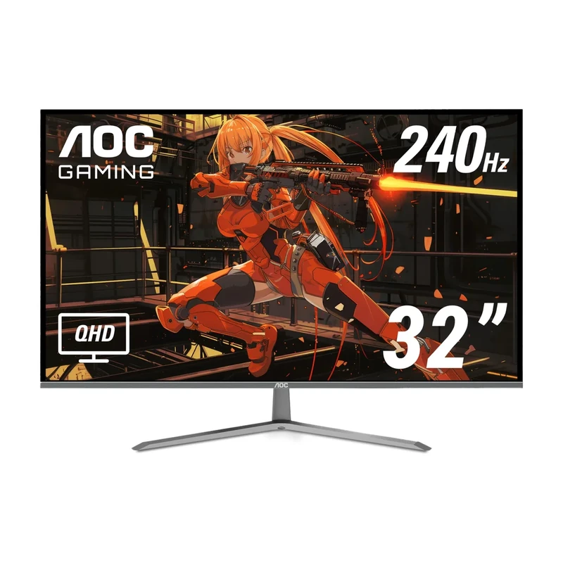 AOC Q32G11ZNE 32" QHD Gaming Monitor - 240Hz, 0.5ms, HDR400