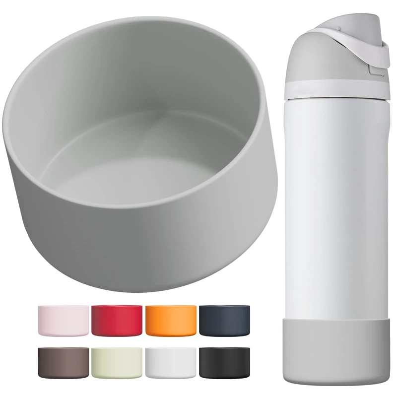 Silicone Boot for Owala Water Bottle 40 oz 32 oz 24 oz, Anti-Slip Protective Sleeve for FreeSip/Twist/Flip Water Bottles, BPA Free, Bottom Bumper Cover Protects Water Bottles from Scratches