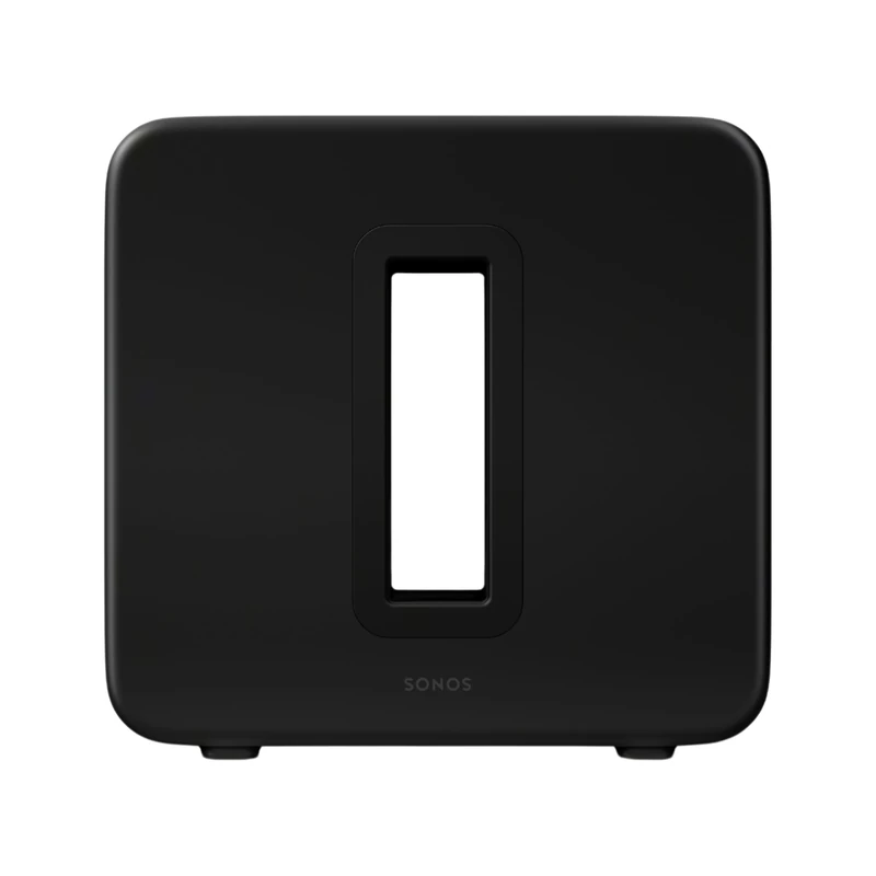 Sonos Sub 4 Wireless Subwoofer - Black, Dual Force Cancel Woofers