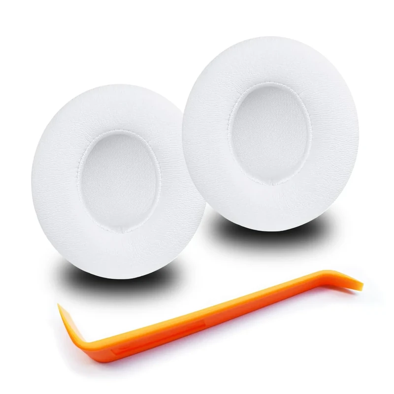 LYSvvx Solo 3 Ear Pads - Replacement for Beats Solo 2/3 (White)