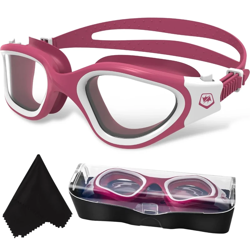 WIN.MAX Polarized Swimming Goggles Swim Pool Goggles Anti Fog Anti UV No Leakage Clear Vision for Men Women Adults Teenagers