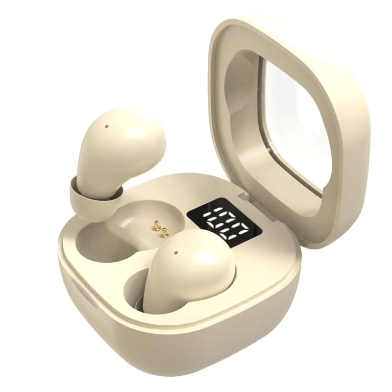 Honcas Mini Earbuds for Work and Sleep, Small Bluetooth 5.3 Headphones, 24 Hours Total Battery Life