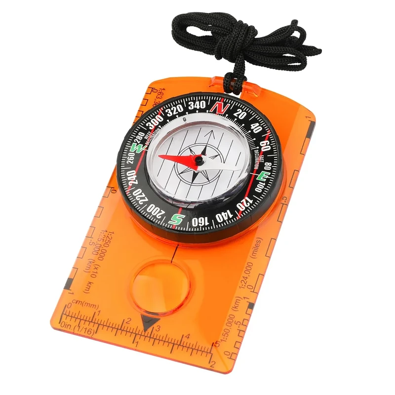 Hiking Compass for Kids – Orienteering & Wilderness Survival Navigation Gear, Pocket Hiking Compass for Camping, Backpacking, Hunting, Outdoor Adventure