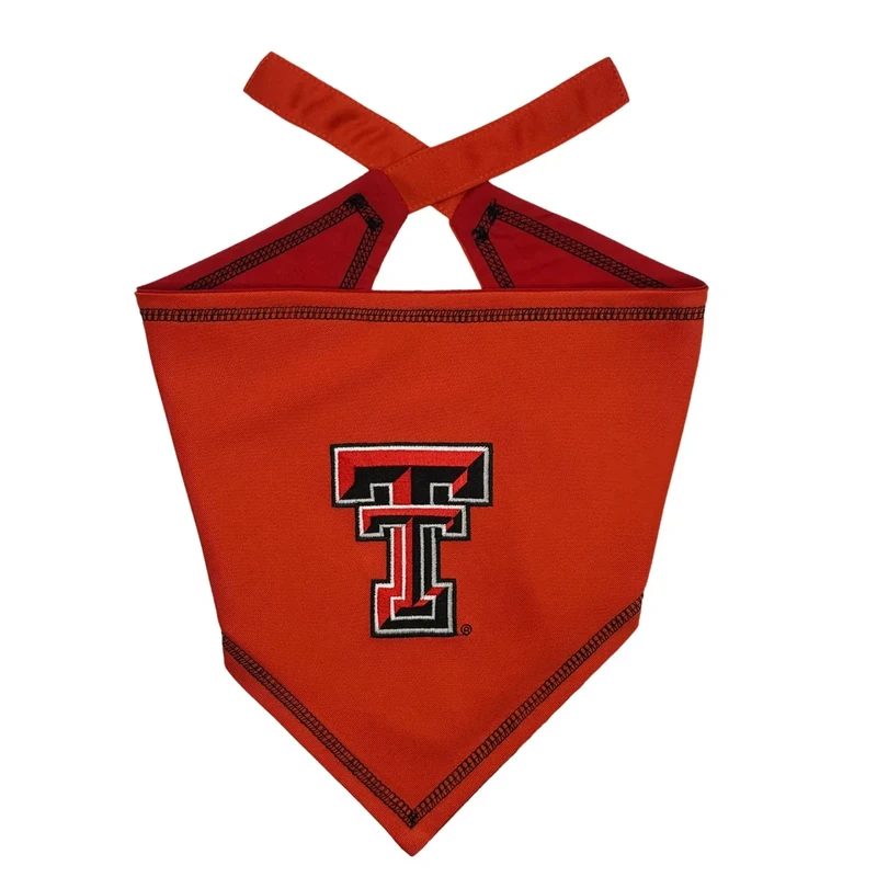 Pets First NCAA Texas TECH Raiders TIE Bandana, Size Large/X-Large. Dog Bandana Scarf Bib for Pet Cat Dog. The Ultimate Game-Day, Party Bandana