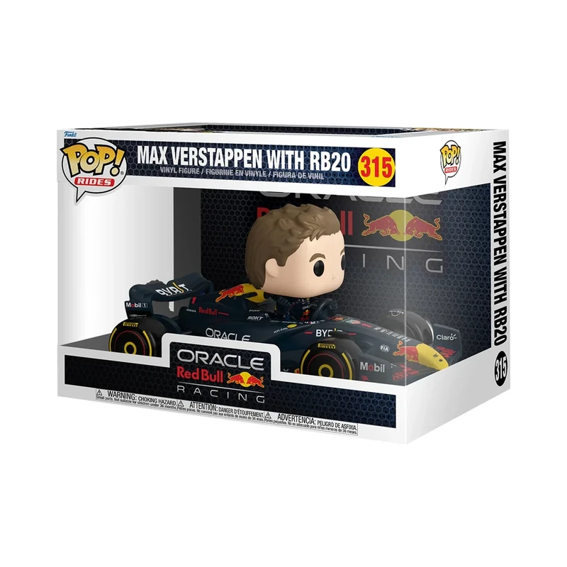 Funko Pop! Rides Super Deluxe: Racing - Max Verstappen with RB20 - Racing - Collectable Vinyl Figure - Gift Idea - Official Merchandise - Toys for Kids & Adults - Racing Fans