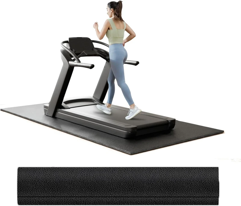 Treadmill Rowing Machine Mat for Carpet Floors 84x36,Adapted to Yosuda Rowing Machine,1/4 Thick Mat for Hardwood Floors, for Under Treadmill on Carpet,Exercise Equipment Mat,Noise Shock Absorption