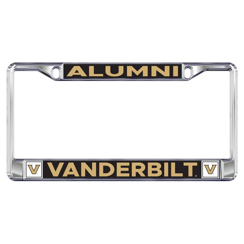 Decorvo Vanderbilt Alumni License Plate Frame - Vanderbilt Car Truck Accessory