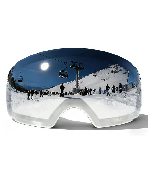 Innerking® Ski Goggles Snow Goggles Replacement Lenses for Adult Men Women Youth - Sliver