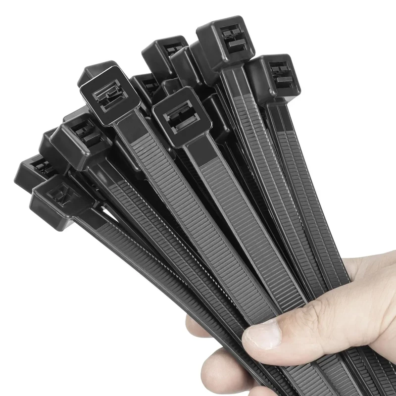 Eletoo 18" Heavy Duty Zip Ties - 100 Pack, 300lb UV-Resistant Nylon