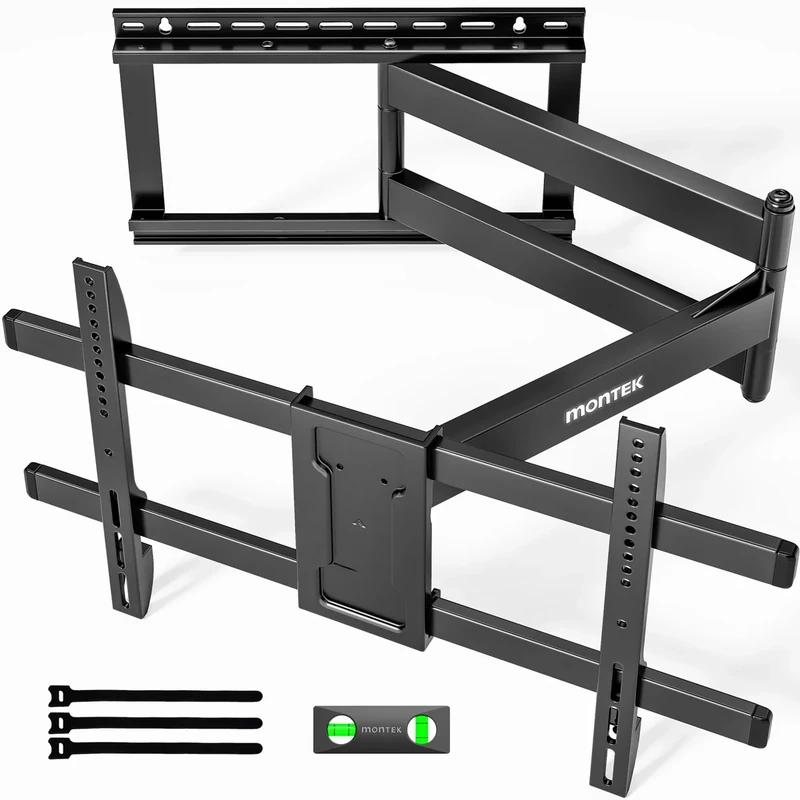 monTEK 42" Long Arm Full Motion TV Wall Mount - 43-80" TVs, 110 lbs