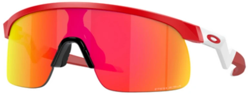 Oakley Resistor OJ9010 901024 23MM Matte Redline/Prizm Field Shield Sunglasses for Boys for Girls