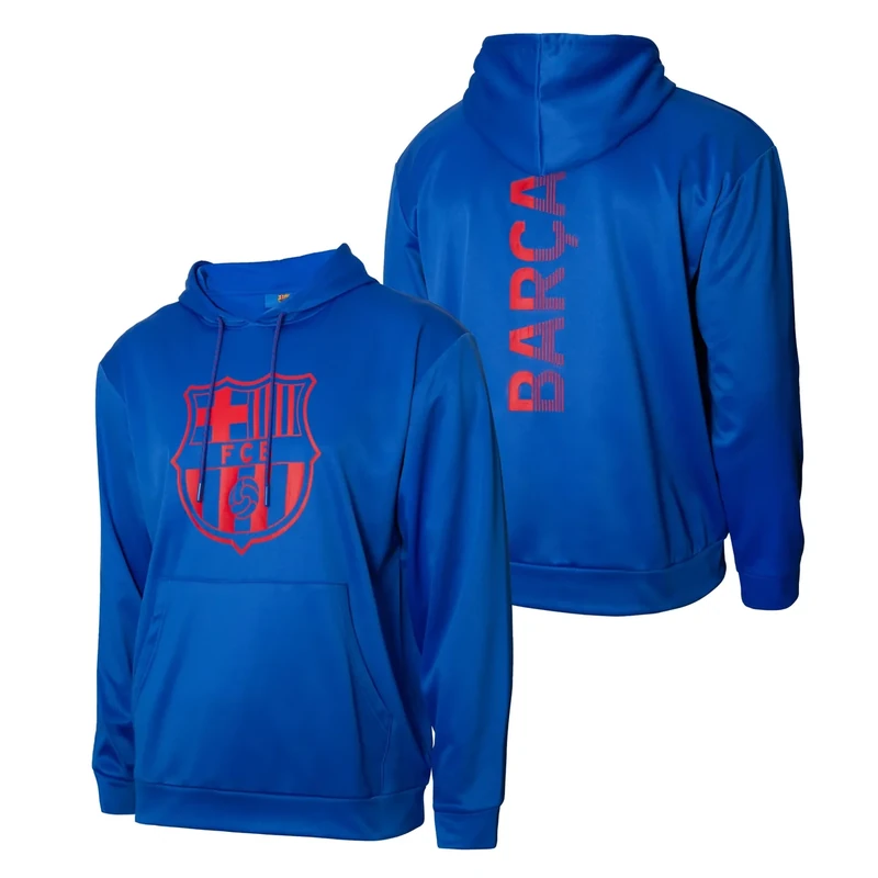 Icon Sports Officially Licensed FC Barcelona Pullover Hoodie - Unisex Adult - FCB71PH Blue XL