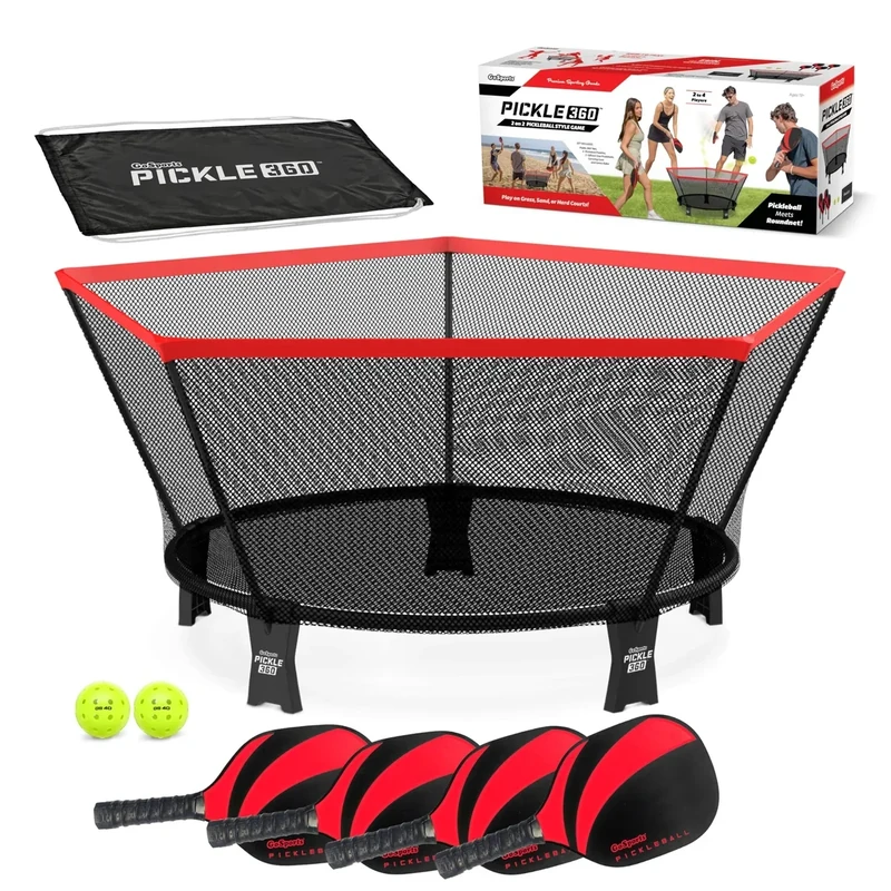 GoSports Pickle 360 Classic Paddle Ball Game Set - Pickleball Without a Court - Image 1