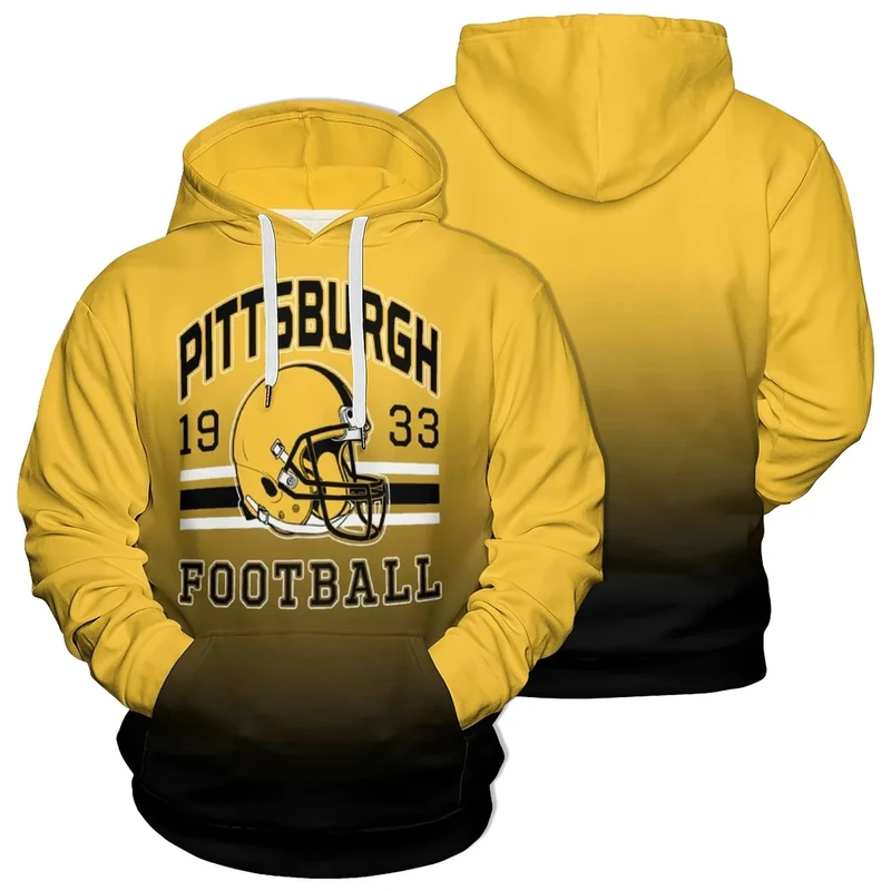 wunqzau Men's Pullover Hoodie 3D Print City Casual Sweatshirts Hooded Fan Gifts for Women Men (S-3XL)