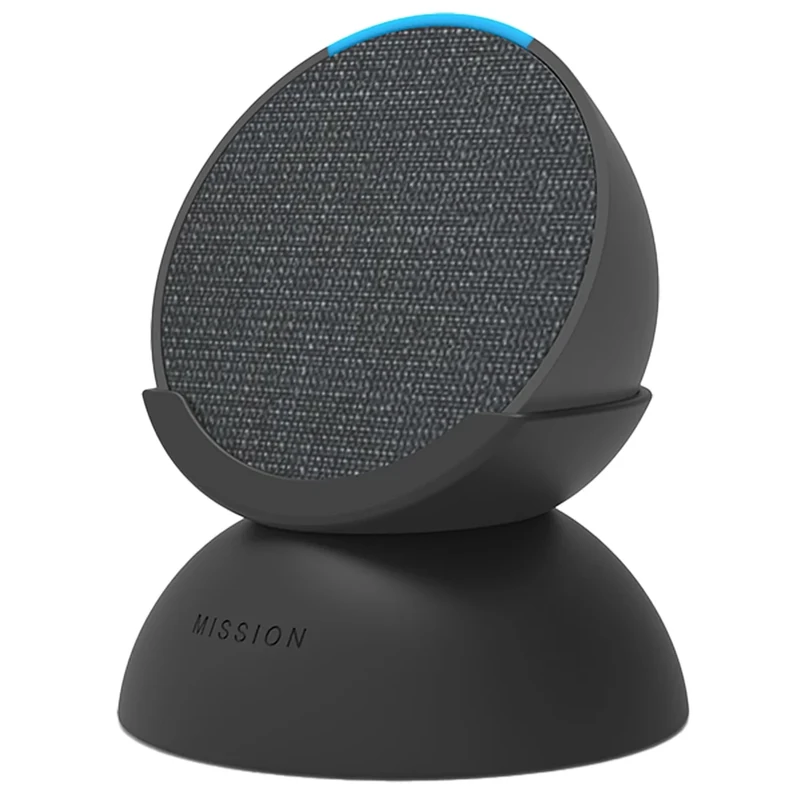 Mission Battery Base for Echo Pop (Make Your Echo Portable) (Charcoal) - Image 1