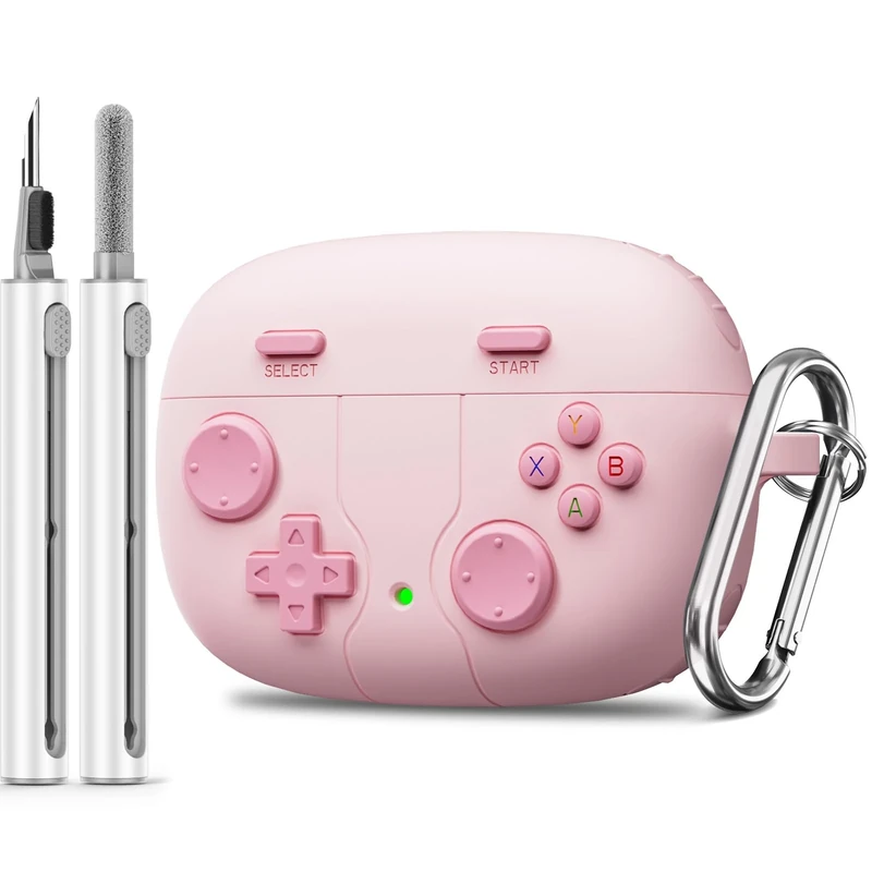 Wowwat Pink Silicone Case for JBL Vibe 200TWS/Beam - Keychain + Pen