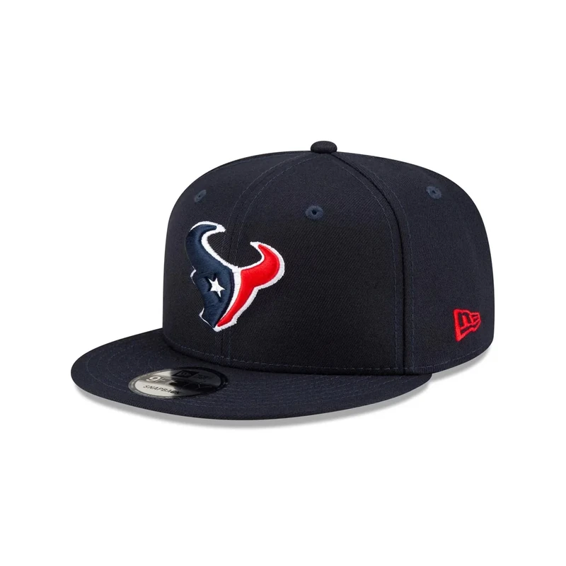 New Era NFL 9FIFTY Team Color Adjustable Snapback Hat Cap - One Size (US, Alpha, One Size, Houston Texans - Navy)